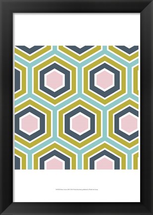 Framed Retro Groove III Print