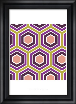 Framed Retro Groove IV Print