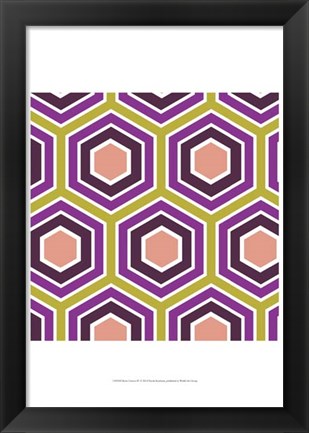 Framed Retro Groove IV Print