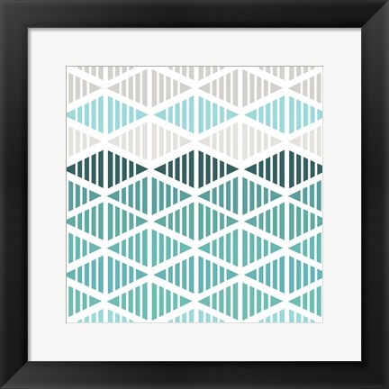 Framed Tribal Arrows I Print