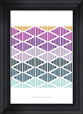 Framed Tribal Arrows III Print