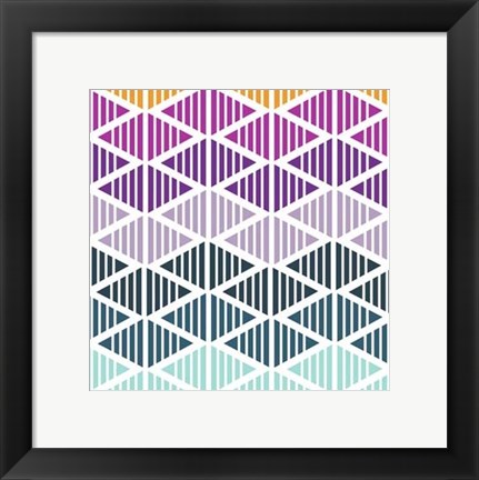 Framed Tribal Arrows III Print