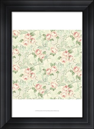 Framed Downton Roses II Print