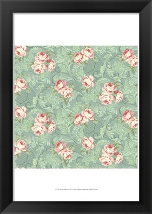 Framed Downton Roses III Print