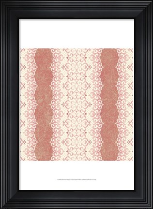 Framed Downton Stripe III Print