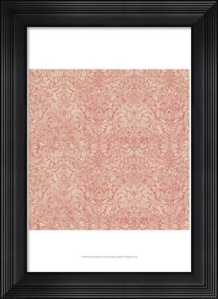 Framed Downton Damask I Print