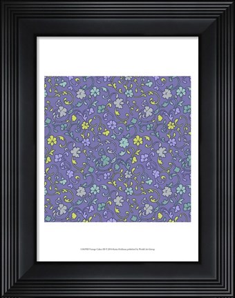 Framed Vintage Calico III Print