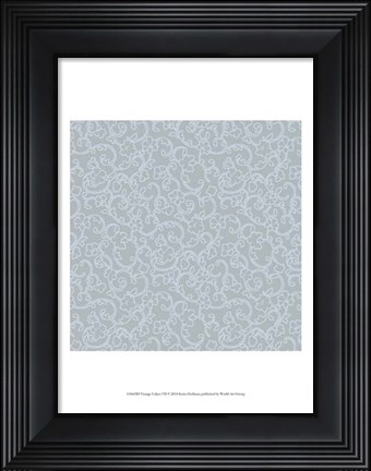 Framed Vintage Calico VII Print