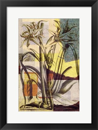 Framed Lily Mix I Print