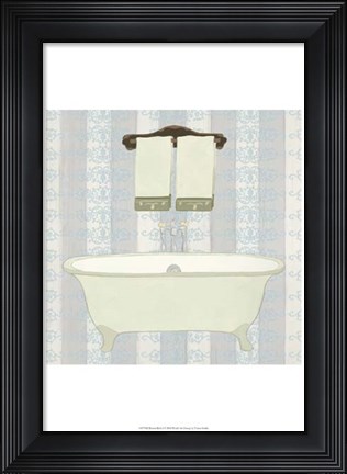 Framed Riviera Bath I Print