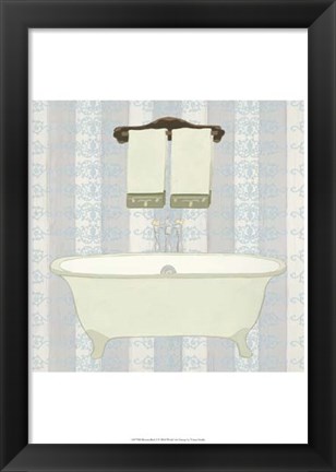 Framed Riviera Bath I Print