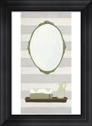 Framed Riviera Bath III Print