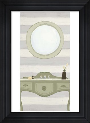 Framed Riviera Bath IV Print