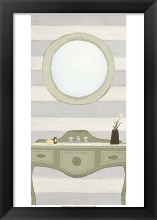 Framed Riviera Bath IV Print