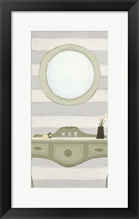Framed Riviera Bath IV Print