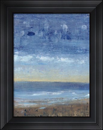 Framed Calm Surf I Print
