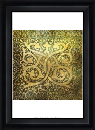 Framed Antiquity Tiles I Print