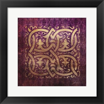 Framed Antiquity Tiles II Print