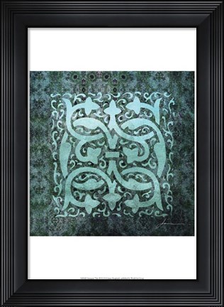 Framed Antiquity Tiles III Print