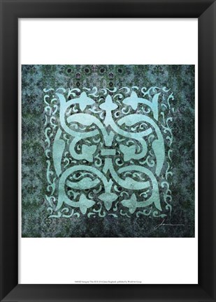 Framed Antiquity Tiles III Print