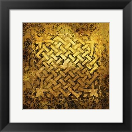 Framed Antiquity Tiles V Print