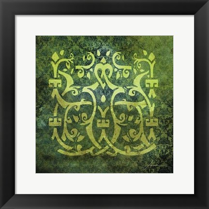 Framed Antiquity Tiles VI Print