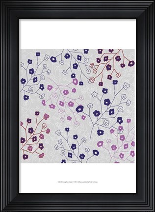 Framed Cottage Rose Garden V Print