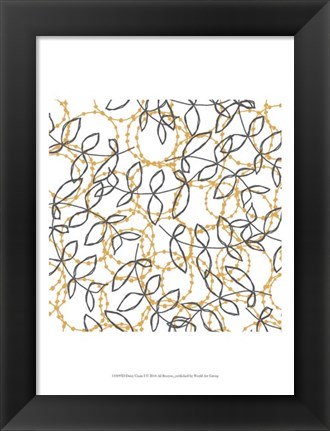 Framed Daisy Chain I Print