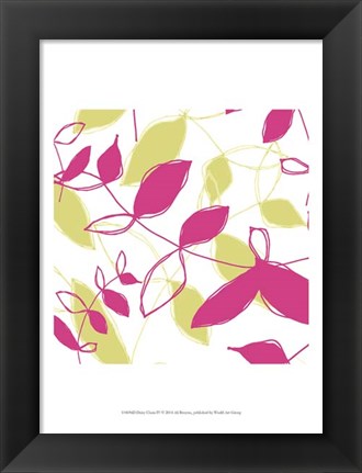 Framed Daisy Chain IV Print