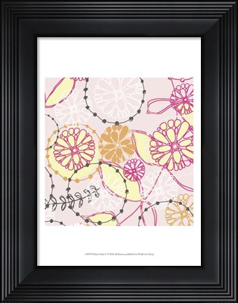 Framed Daisy Chain V Print