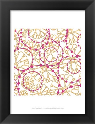 Framed Daisy Chain VII Print