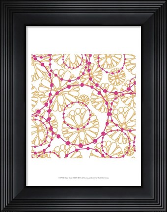 Framed Daisy Chain VIII Print