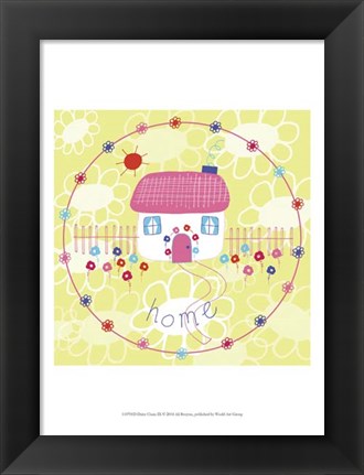 Framed Daisy Chain IX Print