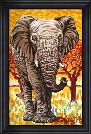 Framed Wild Africa I Print