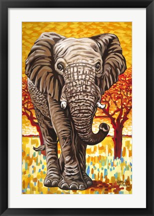 Framed Wild Africa I Print