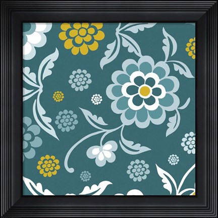 Framed Emerald Forest III Print