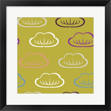 Framed Clouds III Print