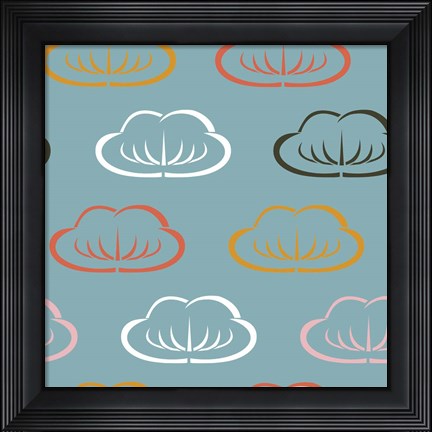 Framed Clouds IV Print