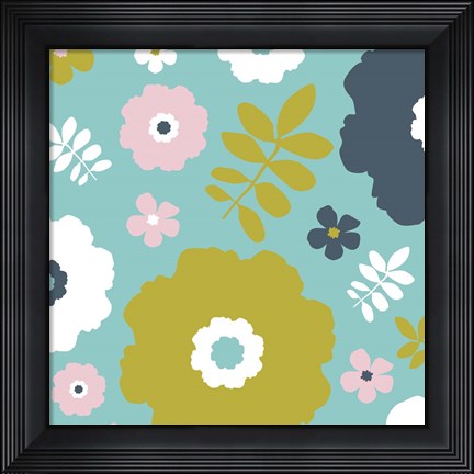 Framed Sweet Floral II Print