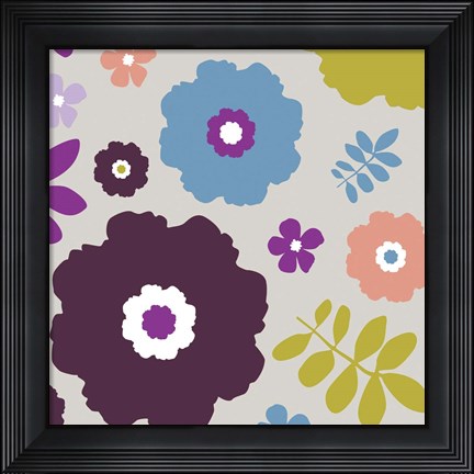 Framed Sweet Floral IV Print
