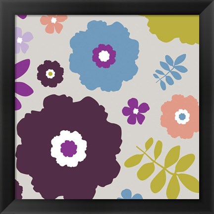 Framed Sweet Floral IV Print