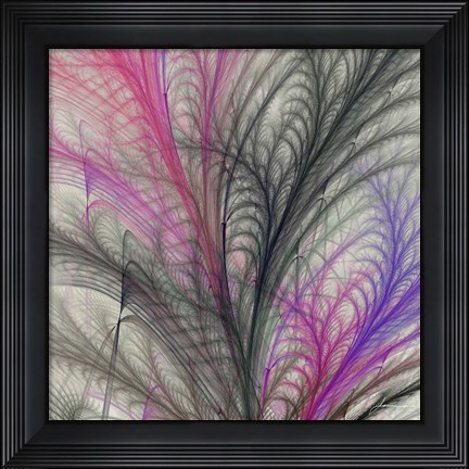 Framed Sea Fern I Print