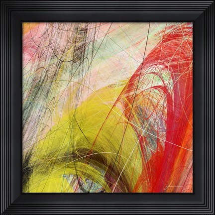 Framed String Tile I Print