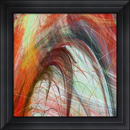 Framed String Tile II Print