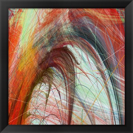 Framed String Tile II Print