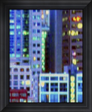 Framed Metropolitain II Print