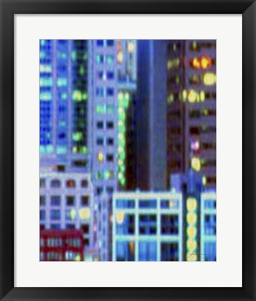 Framed Metropolitain II Print