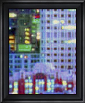 Framed Metropolitain III Print