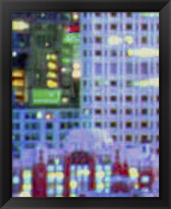 Framed Metropolitain III Print