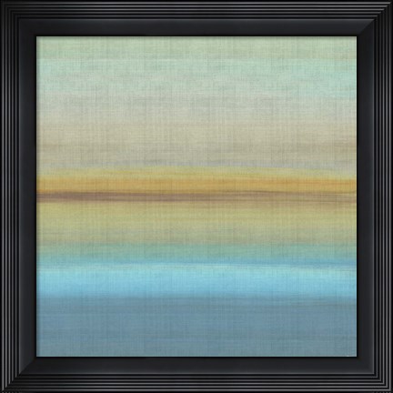 Framed Beach Layers I Print
